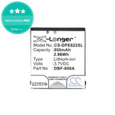 Baterija za Doro PhoneEasy 2314, 2315, 1360, 520, 800mAh, Li-Ion, 3.7V, DBF-800A, HQ