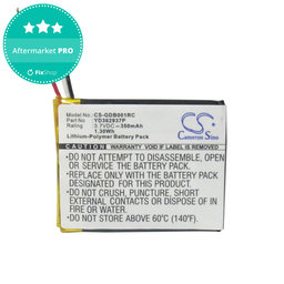 Baterija za GoPro Wifi Remote, 350mAh, Li-Pol, 3.7V, YD362937P, HQ