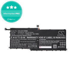 Baterija za Lenovo X1, 3300mAh, Li-Pol, 15.2V, 00HW028, HQ