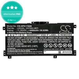 Baterija za HP Pavilion X360 15-CR0001NM, 4400mAh, Li-Ion, 11.55V, LK03XL, HQ