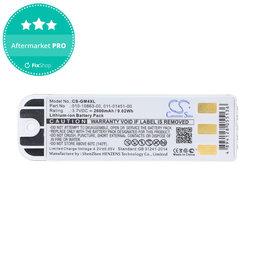 Baterija za Garmin Zumo 400, 550, 2600mAh, Li-Ion, 3.7V, 010-10863-00, 011-01451-00, HQ