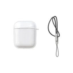 Silikonski ovitek za AirPods 1 in 2, prozoren