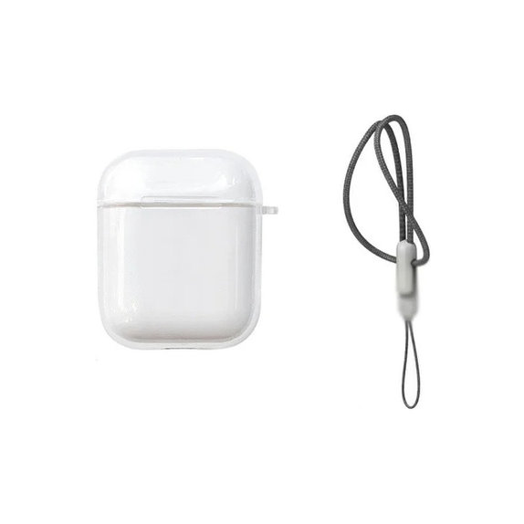 Silikonski ovitek za AirPods 1 in 2, prozoren