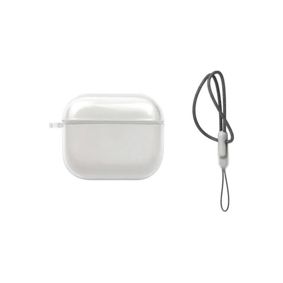 Silikonski ovitek za AirPods 4, prozoren