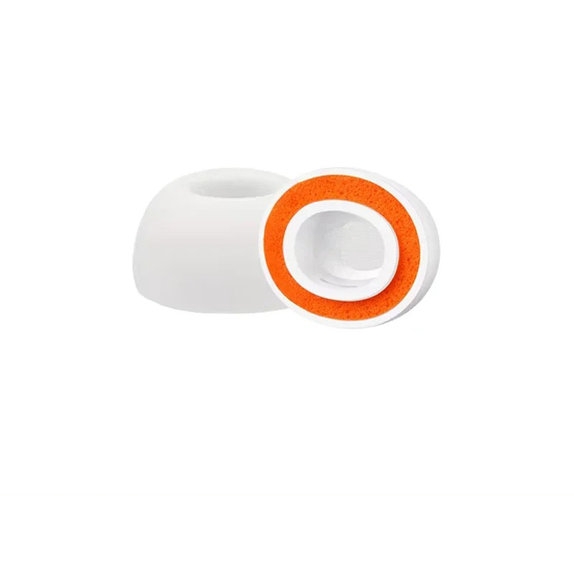 Nadomestni silikonski ušesni nastavki za AirPods Pro 3, spominska pena, M, bela