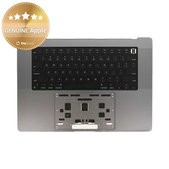 Zgornji okvir tipkovnice za MacBook Pro 16" A2780 (2023), US tipkovnico in baterijo, Space Gray, 661-32189, Genuine Apple