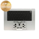 Zgornji okvir tipkovnice za MacBook Pro 16" A2780 (2023), US tipkovnico in baterijo, Silver, 661-32190, Genuine Apple
