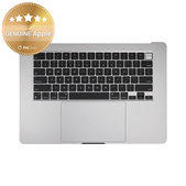 Zgornji okvir tipkovnice za MacBook Air 15", A3114 (2024), US tipkovnico in baterijo, Space Gray, 661-40266, Genuine Apple