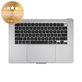 Zgornji okvir tipkovnice za MacBook Air 15", A3114 (2024), US tipkovnico in baterijo, Space Gray, 661-40266, Genuine Apple