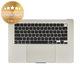 Zgornji okvir tipkovnice za MacBook Air 15", A3114 (2024), US tipkovnico in baterijo, Starlight, 661-40268, Genuine Apple