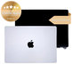 LCD zaslon za MacBook Pro 14", A3112, A3185 (2024), s sprednjim steklom in pokrovom, Nano-Texture, Silver, 661-41793, Genuine Apple
