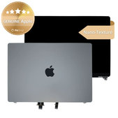 LCD zaslon za MacBook Pro 16" A3403 (2024), s sprednjim steklom in pokrovom, Nano-Texture, Silver, 661-42324, Genuine Apple