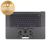 Zgornji okvir tipkovnice za MacBook Pro 16", A3403 (2024), US tipkovnico in baterijo, Space Black, 661-42823, Genuine Apple