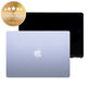 LCD zaslon za MacBook Air 13", A3240 (2025), s sprednjim steklom in pokrovom, Sky Blue, 661-50106, Genuine Apple