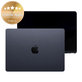 LCD zaslon za MacBook Air 15", A3241 (2025), s sprednjim steklom in pokrovom, Midnight, 661-50131, Genuine Apple