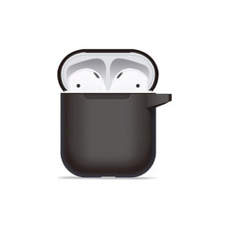 Silikonski ovitek za AirPods 1 in 2, črn