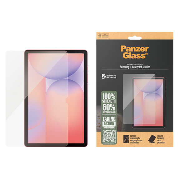 Kaljeno steklo UWF za Samsung Galaxy Tab S10 Lite, Prozorna, PanzerGlass