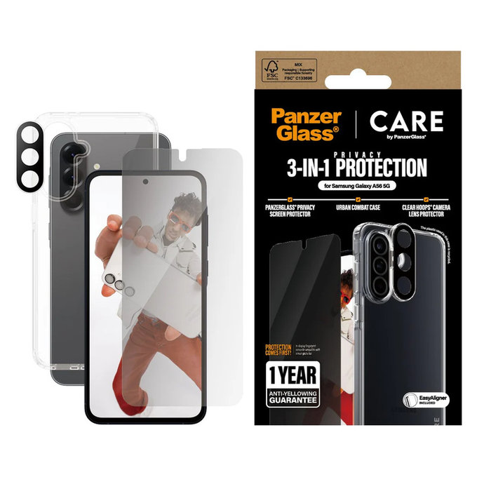 Bundle 3v1 Privacy za Samsung Galaxy A56 5G, PanzerGlass