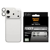 Zaščita objektiva Fender za iPhone 17 Pro, Srebrna, PanzerGlass