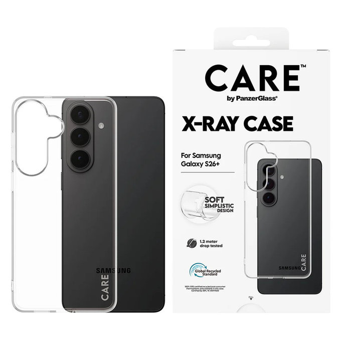 Ovitek X-Ray za Samsung Galaxy S26+, Prozorna, PanzerGlass