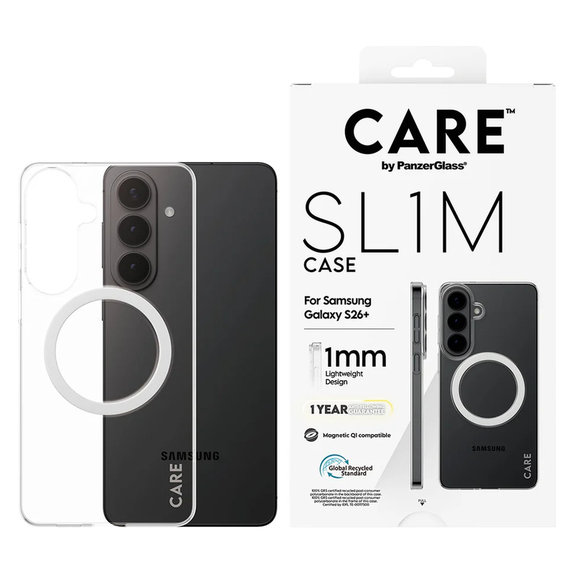 Ovitek SL1M za Samsung Galaxy S26+, Prozorna, PanzerGlass