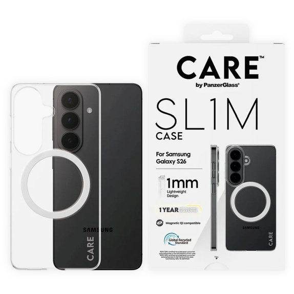 Ovitek SL1M za Samsung S26, transparent, CARE