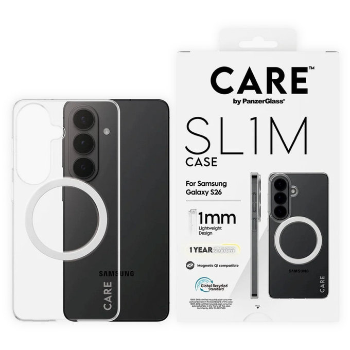 Ovitek SL1M za Samsung S26, transparent, CARE