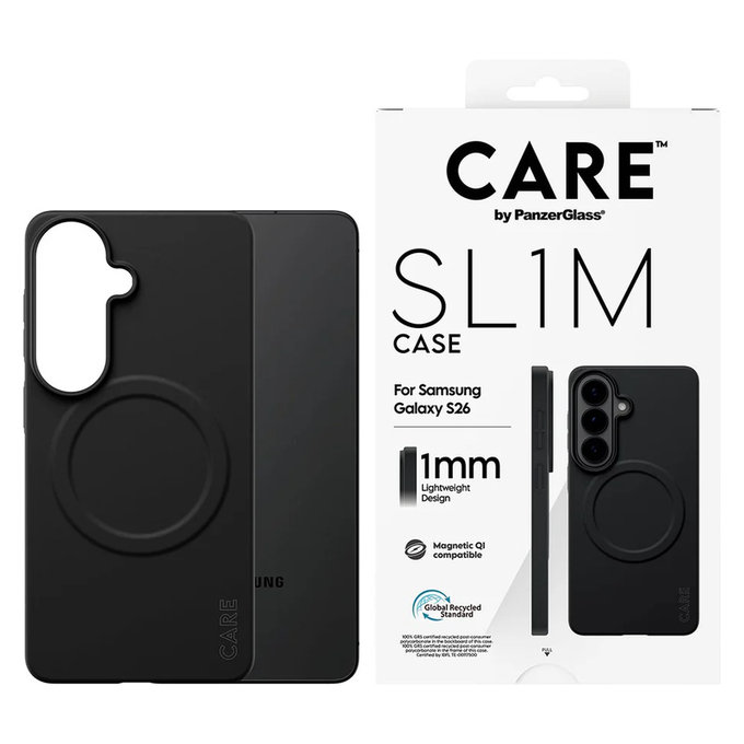 Ovitek SL1M za Samsung Galaxy S26, Črna, PanzerGlass