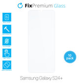 FixPremium Glass - Kaljeno staklo za Samsung Galaxy S24+ (10 Pack)