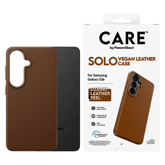 Ovitek Solo za Samsung Galaxy S26, Hnedé, PanzerGlass