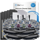 Komplet nadomestnih delov za Ecovacs X1 Omni, T10 (2x Glavna krtača, 4x Filter, 4x Stranska krtača, 8x Krpa za brisanje, 4x Vrečka za prah)