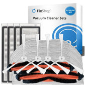 Komplet nadomestnih delov za Xiaomi Mi Robot Vacuum Mop Essential (Mijia G1) (2x Glavna krtača, 4x Filter, 4x Stranska krtača, 4x Krpa za brisanje)