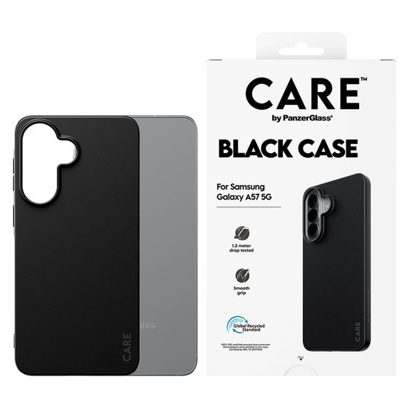 Ovitek TPU za Samsung Galaxy A57, Črna, PanzerGlass