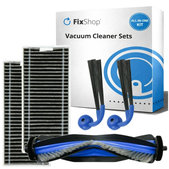 Komplet nadomestnih delov za Ecovacs Deebot X9 Pro Omni (1x Glavna krtača, 2x Filter, 2x Stranska krtača)