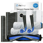 Komplet nadomestnih delov za Ecovacs Deebot X9 Pro Omni (1x Glavna krtača, 2x Filter, 2x Stranska krtača, 2x Krpa za brisanje, 2x Vrečka za prah)