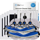 Komplet nadomestnih delov za Ecovacs Omni T30 (2x Glavna krtača, 4x Filter, 4x Stranska krtača, 8x Krpa za brisanje, 4x Vrečka za prah)