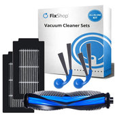 Komplet nadomestnih delov za Ecovacs Deebot T30C Omni (1x Glavna krtača, 2x Filter, 2x Stranska krtača)