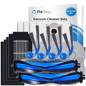 Komplet nadomestnih delov za Ecovacs Deebot T30C Omni (2x Glavna krtača, 4x Filter, 4x Stranska krtača, 8x Krpa za brisanje, 4x Vrečka za prah)