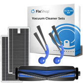 Komplet nadomestnih delov za Ecovacs T80 Omni, T80 (1x Glavna krtača, 2x Filter, 2x Stranska krtača)