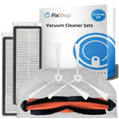 Komplet nadomestnih delov za Xiaomi Mi Robot Vacuum Mop Essential (Mijia G1) (1x Glavna krtača, 2x Filter, 2x Stranska krtača, 2x Krpa za brisanje)