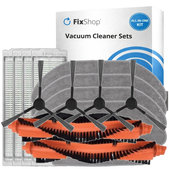 Komplet nadomestnih delov za Xiaomi Viomi V2, V2 Pro, V3, SE, Mi Robot Vacuum Mop Pro (P), 2S (2x Glavna krtača, 4x Filter, 4x Stranska krtača, 4x Krpa za brisanje)