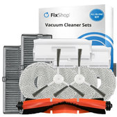 Komplet nadomestnih delov za Xiaomi Robot Vacuum H40 - Complete set (1x Glavna krtača, 2x Filter, 2x Stranska krtača, 4x Krpa za brisanje, 2x Vrečka za prah)