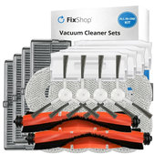 Komplet nadomestnih delov za Xiaomi Robot Vacuum H40 - Complete set XL (2x Glavna krtača, 4x Filter, 4x Stranska krtača, 8x Krpa za brisanje, 4x Vrečka za prah)