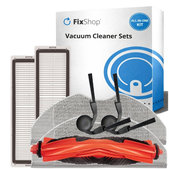 Komplet nadomestnih delov za Xiaomi Robot Vacuum S40 (1x Glavna krtača, 2x Filter, 2x Stranska krtača, 2x Krpa za brisanje)