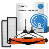 Komplet nadomestnih delov za Xiaomi Robot Vacuum X20 Max, X20 Pro (1x Glavna krtača, 2x Filter, 2x Stranska krtača)