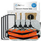 Komplet nadomestnih delov za Xiaomi Robot Vacuum X20 Max, X20 Pro (2x Glavna krtača, 4x Filter, 4x Stranska krtača, 8x Krpa za brisanje, 4x Vrečka za prah)