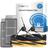 Komplet nadomestnih delov za Dreame X50 Ultra, L50 Ultra, L40s Ultra, L40s Pro Ultra, X50 Master, Mova V50 (1 par glavnih krtač, 2x Filter, 2x Stranska krtača)