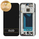 Zaslon za Xiaomi 15T 5G, Black, Steklo na dotik z okvirjem, 5600010O12A00, Genuine Service Pack
