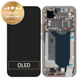 Zaslon za Xiaomi 15T Pro 5G, Mocha Gold, Steklo na dotik z okvirjem, 5600060O12U00, Genuine Service Pack