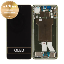 Zaslon za Motorola Edge 70, Steklo na dotik z okvirjem, Bronze Green, 5D68C31543, Genuine Service Pack